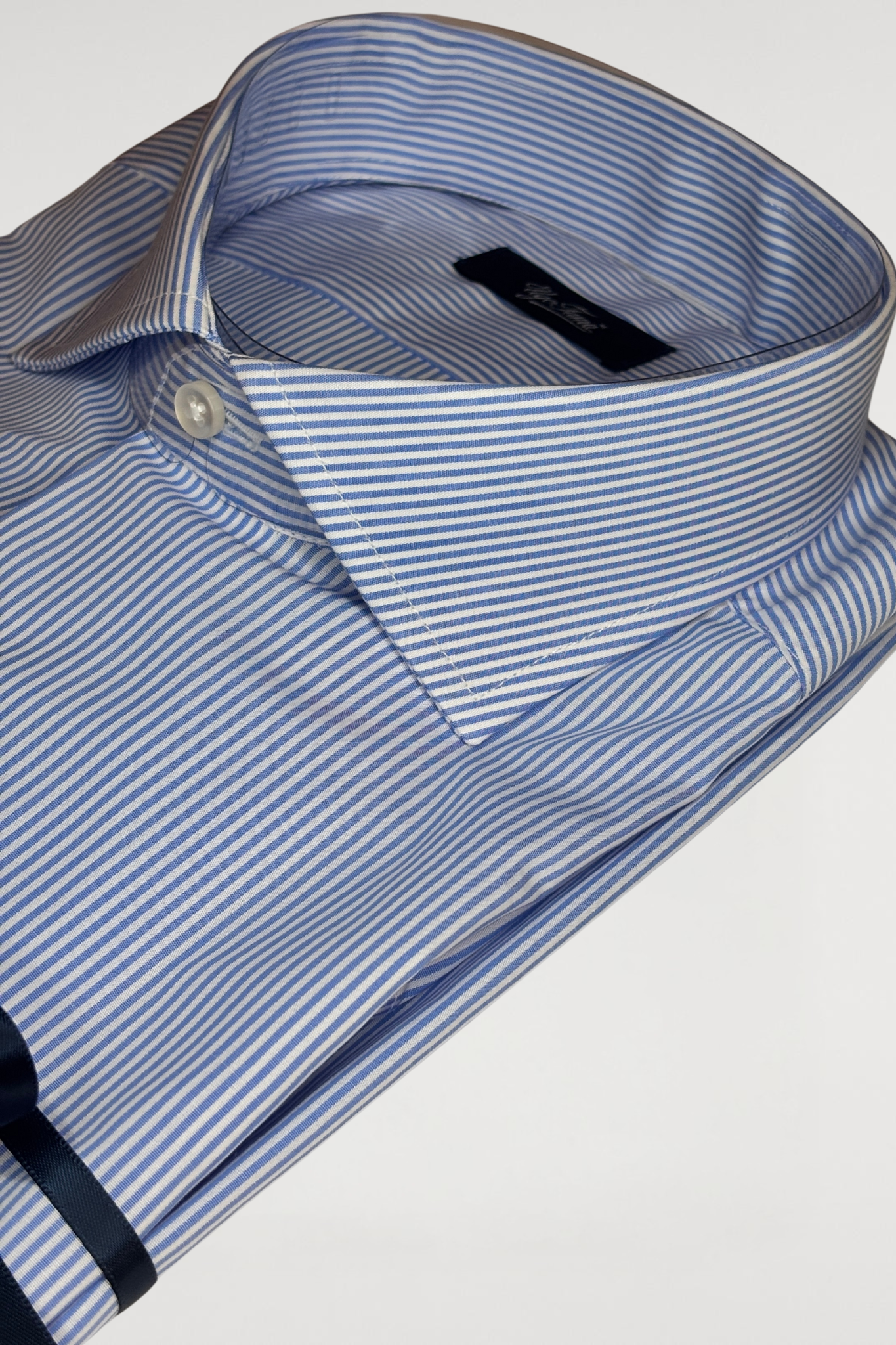 CAMICIA A RIGHE AZZURRE