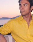 RAVELLO - CAMICIA MISTO LINO COTONE