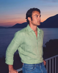 RAVELLO - CAMICIA MISTO LINO COTONE