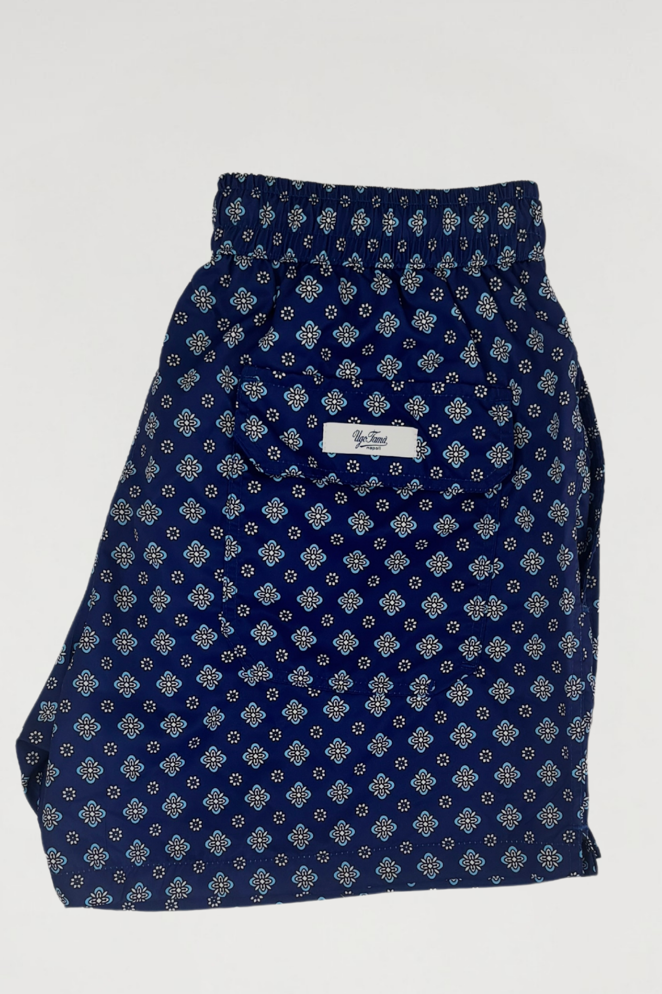 COSTUME MARE FIORE BLU SCURO
