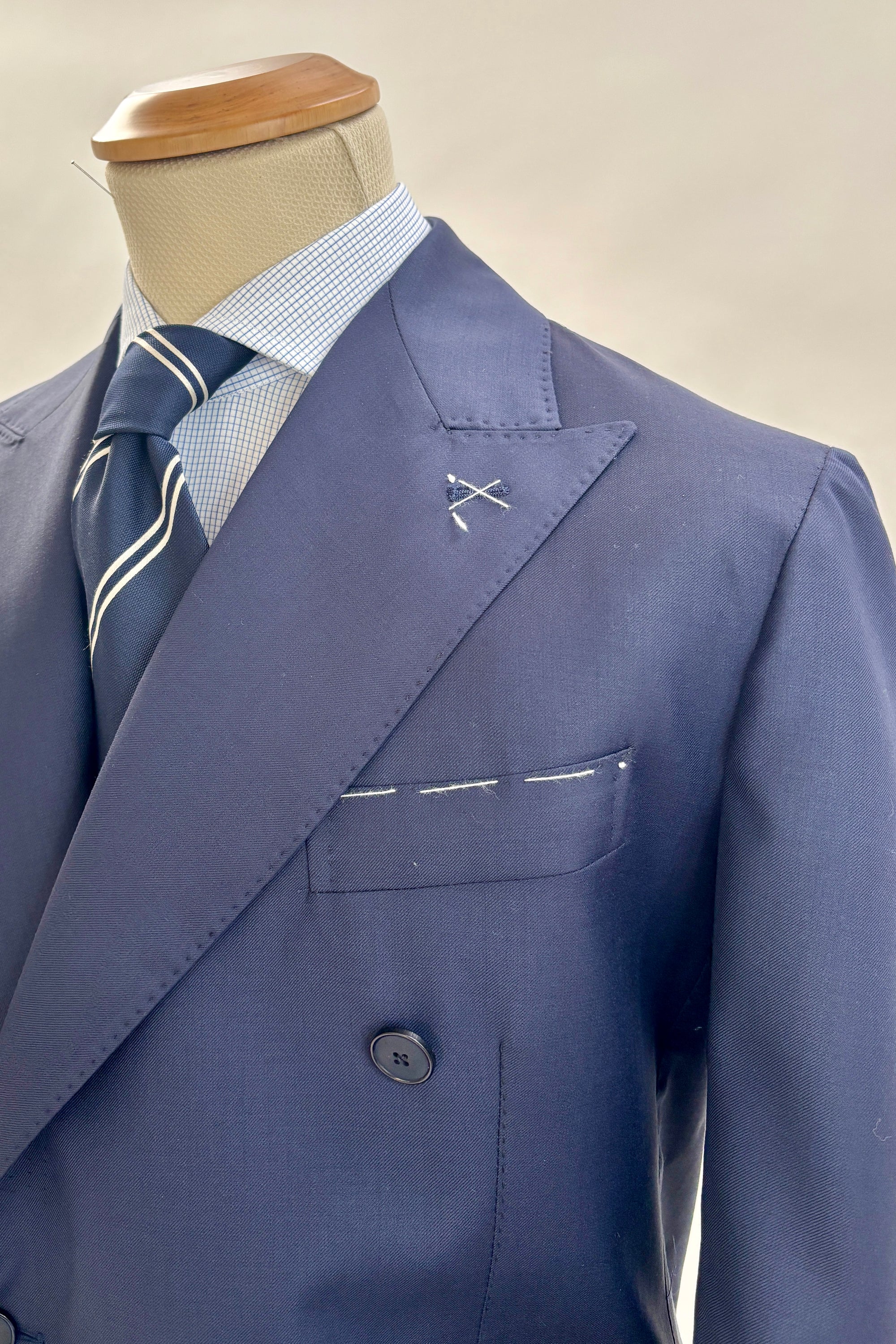 ABITO DOPPIOPETTO SARTORIALE BLU NAVY