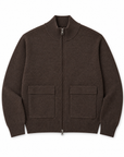 Cardigan zip uomo Ugo Famà - dettaglio 2