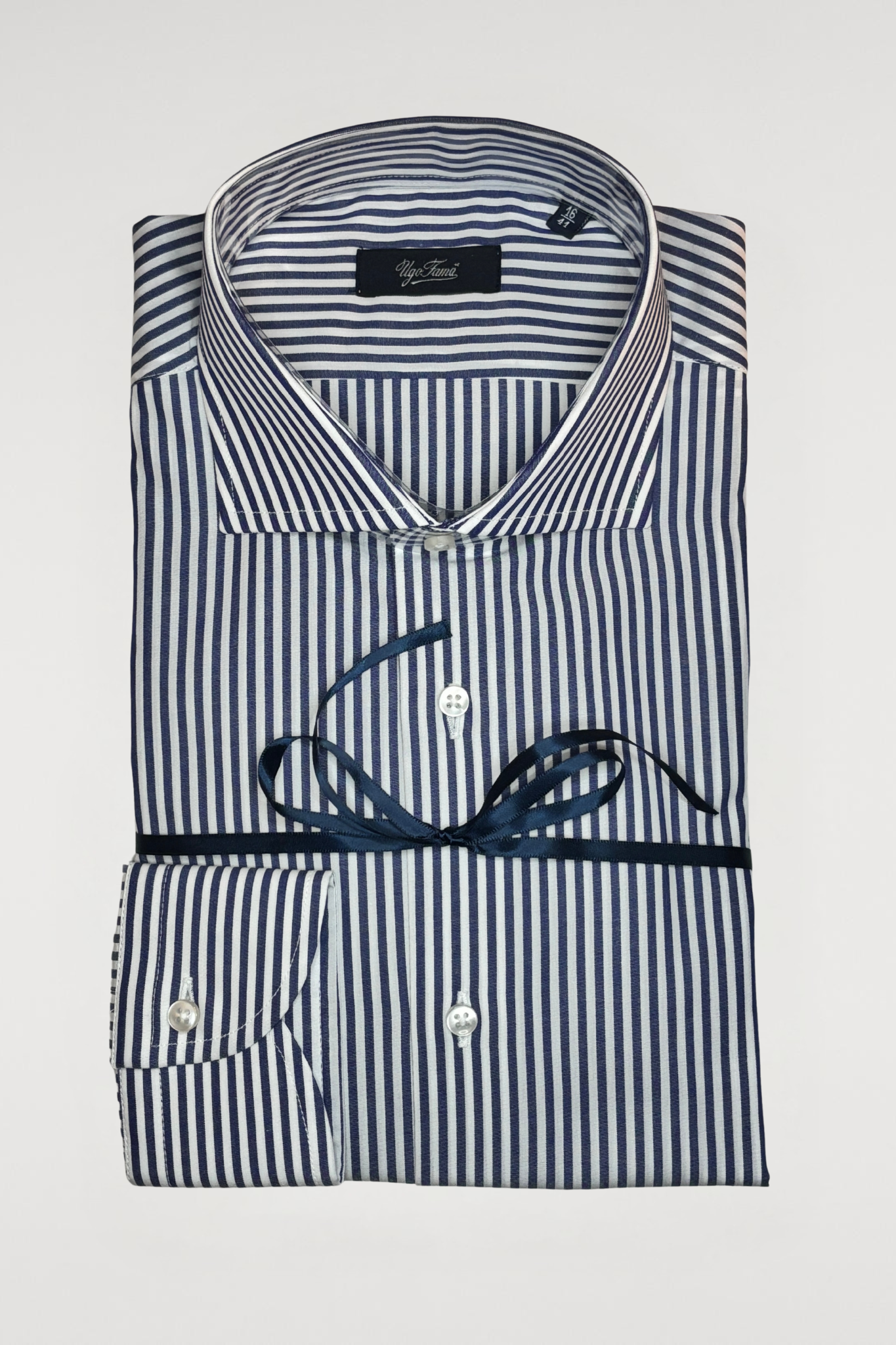 CAMICIA A BASTONCINO A RIGHE