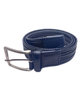 CINTURA IN PELLE BLU