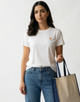 T-SHIRT UNISEX RICAMATA CUORE