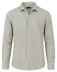 LAMPEDUSA - CAMICIA RIGATA COTONE E LINO