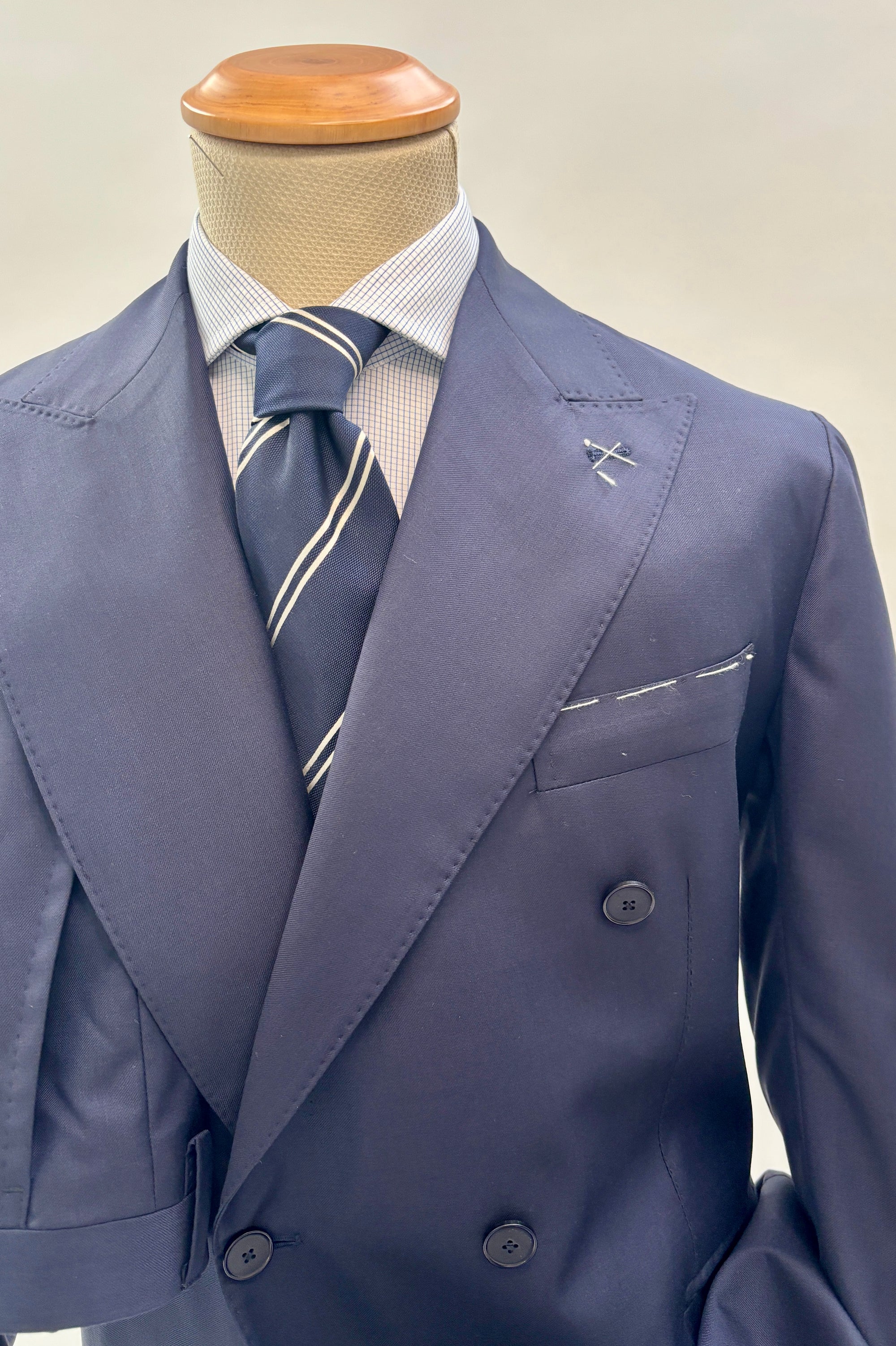 ABITO DOPPIOPETTO SARTORIALE BLU NAVY