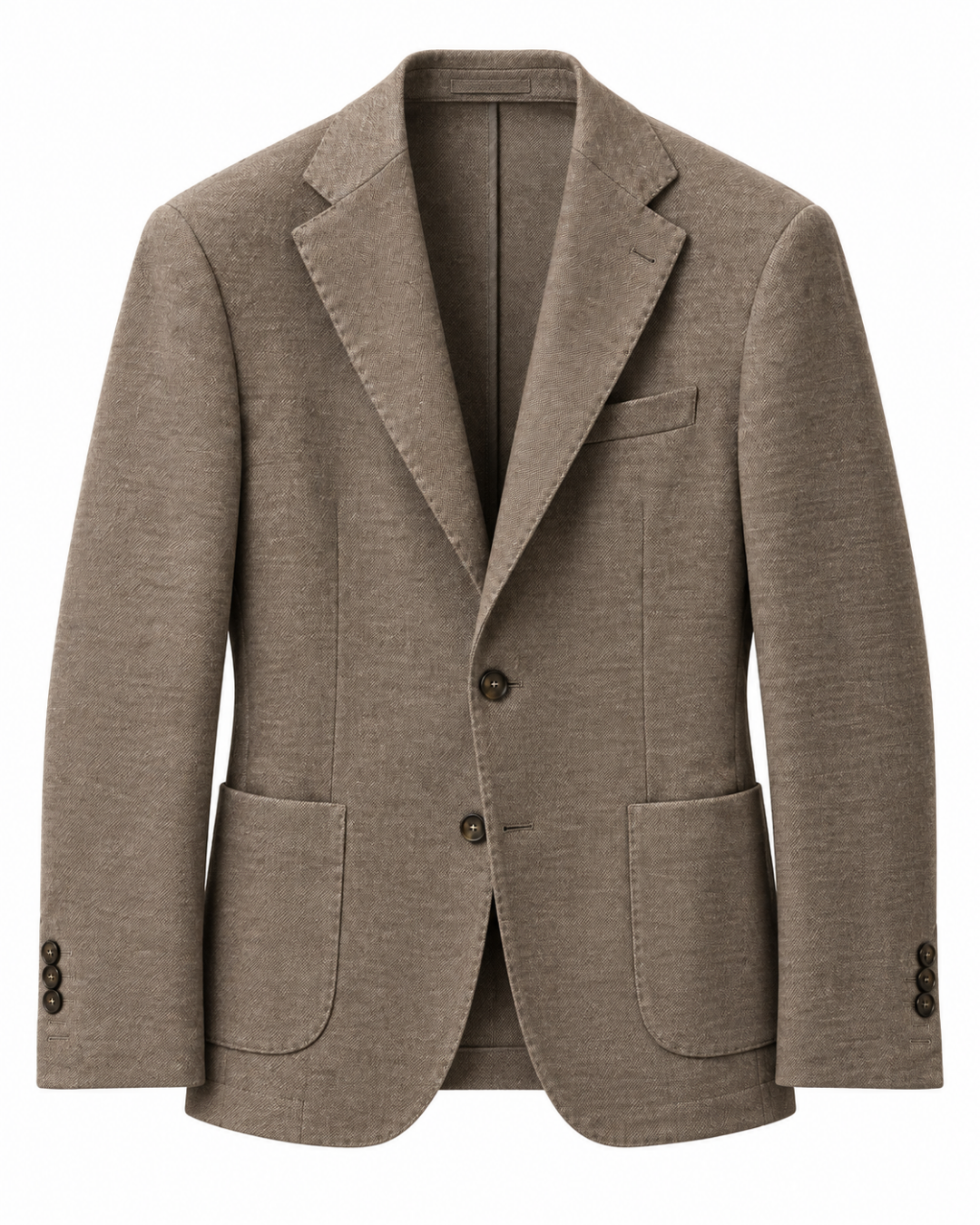 Giacca monopetto uomo Ugo Famà beige - dettaglio