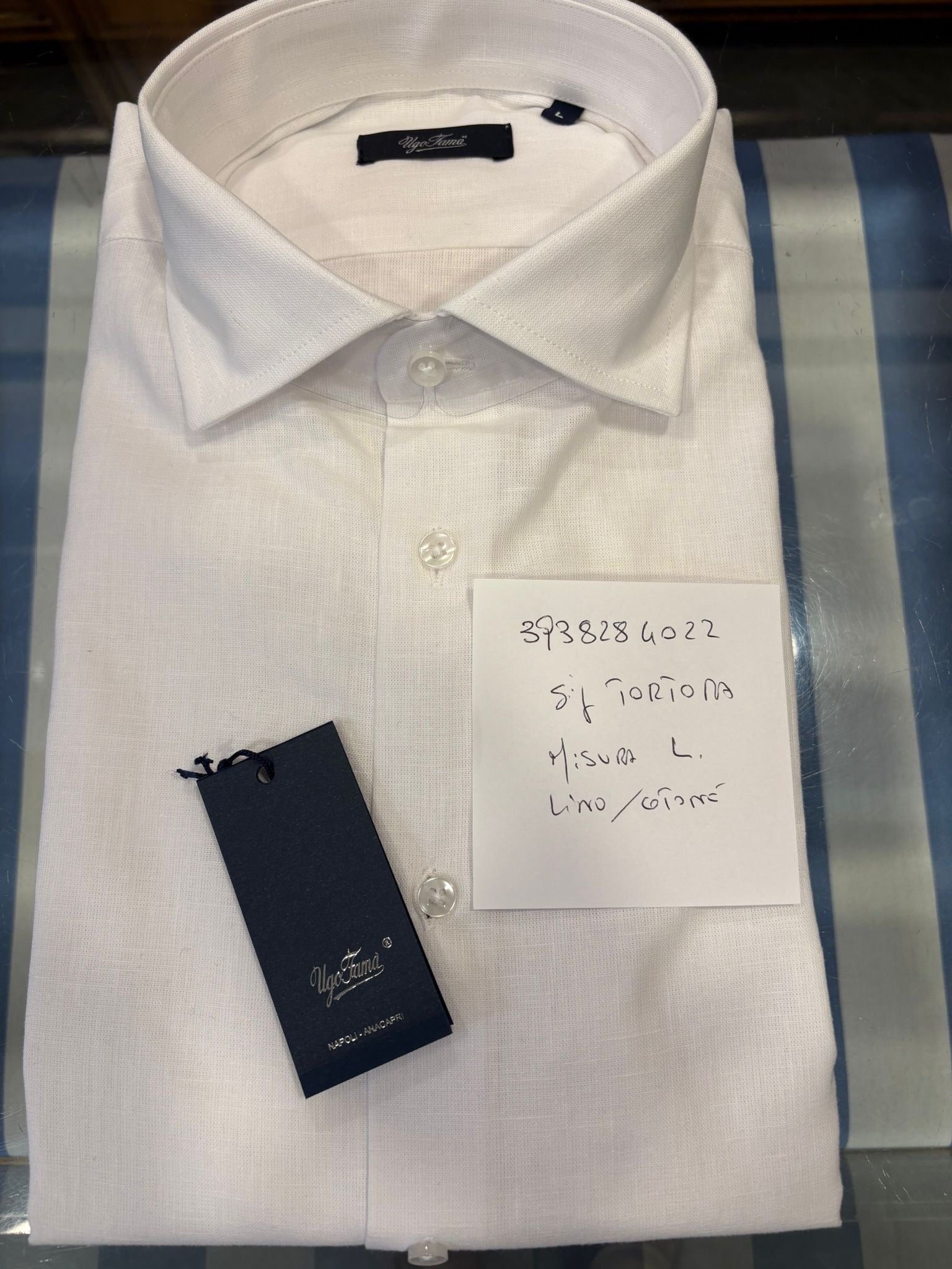 CAMICIA RAVELLO BIANCA TAGLIA L