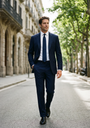 Abito Blu Navy Tasmania Super 130 S - Ugo Famà - immagine 1