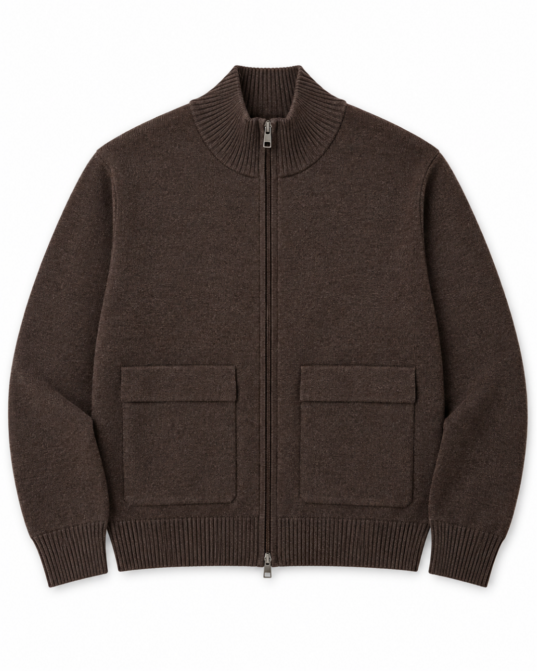Cardigan zip uomo Ugo Famà - dettaglio 2
