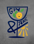 T-SHIRT UNISEX "GIN TONIC"