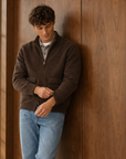 GIACCA ZIP CON TASCONI