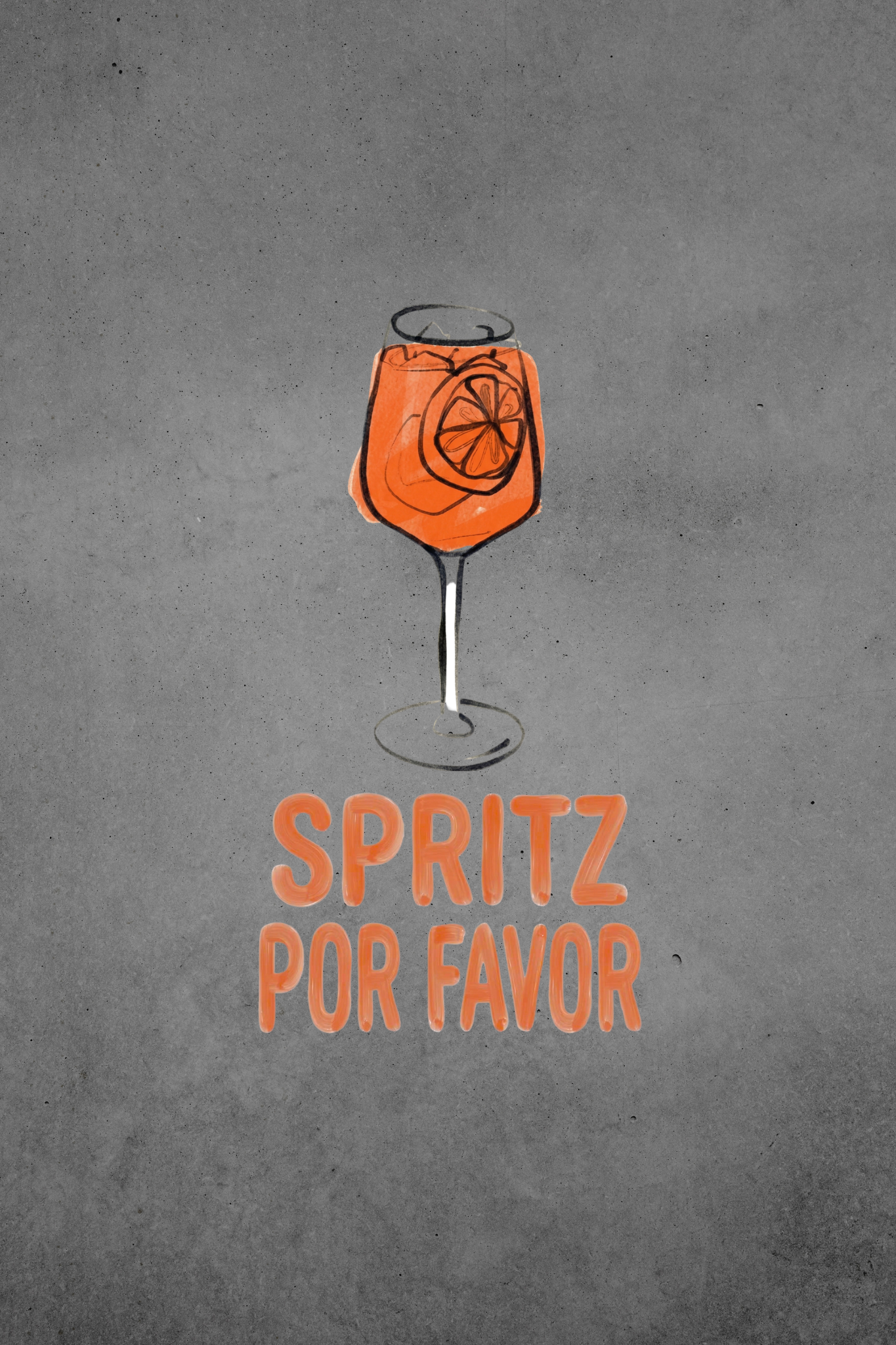 T-SHIRT UNISEX "SPRITZ POR FAVOR"