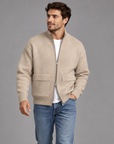 Cardigan zip uomo Ugo Famà - dettaglio 5