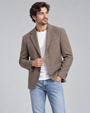 Giacca monopetto uomo Ugo Famà beige